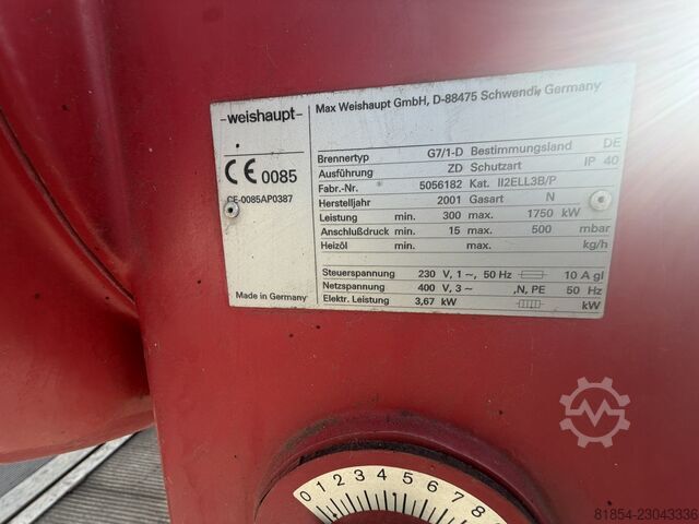 Boiler Viessmann Vitoplex 100. Niedertemperatur 895kw