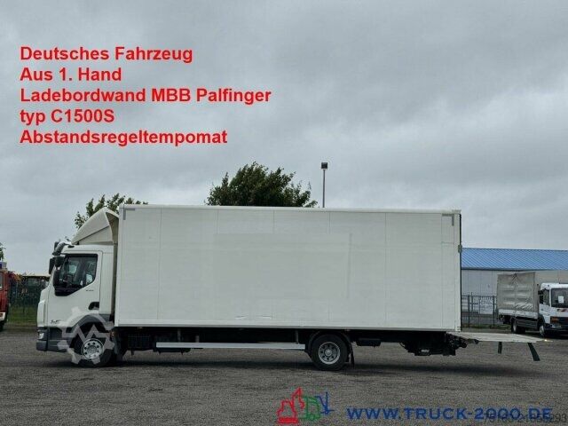 Box truck DAF LF 250 MBB Palfinger LBW 1.500 Kg ACC Tempomat