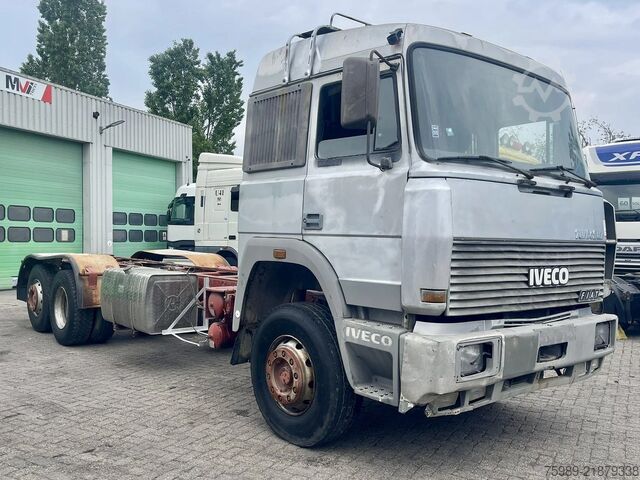 Heavy load Iveco Turbostar 190.36 6x2  clean chassis