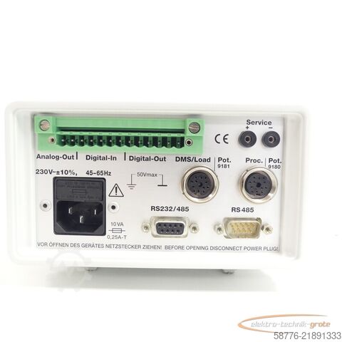 Component Burster Digimaster 9181 Typ: 9181-V3014 SN: 275508 - ! -