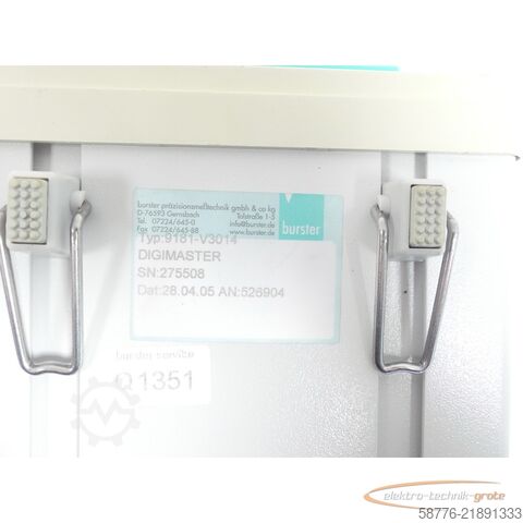 Component Burster Digimaster 9181 Typ: 9181-V3014 SN: 275508 - ! -