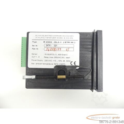 Component  ELWA ETR 96 Typ R 2000 - EL21-1 SN: 2474-021 - ! -