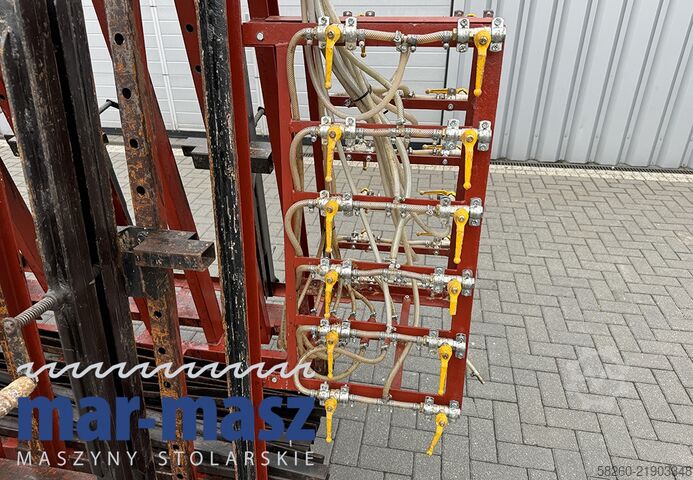Double-sided trapezoidal pneumatic press jak TECH-FA