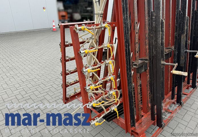 Double-sided trapezoidal pneumatic press jak TECH-FA
