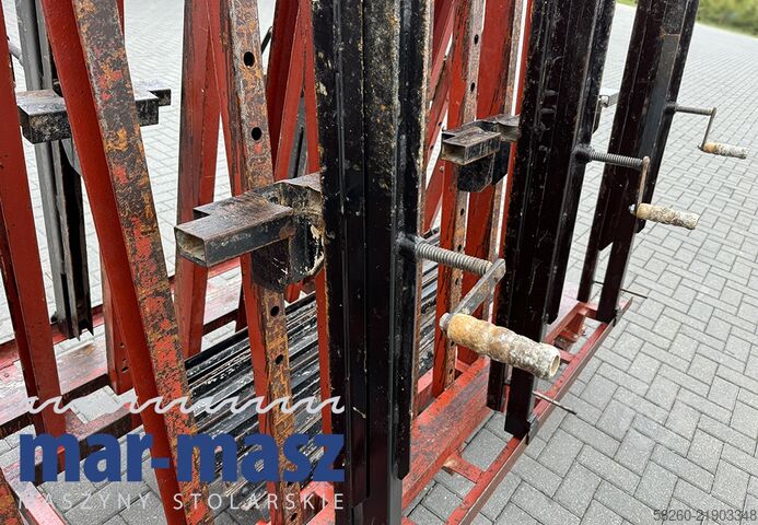 Double-sided trapezoidal pneumatic press jak TECH-FA
