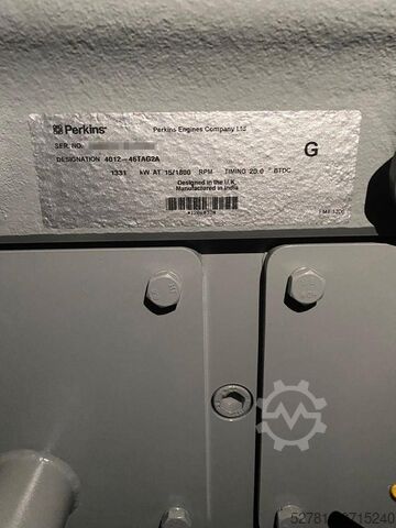 Aggregat Perkins 4012-46TAG2A - 1.650 kVA Generator - DPX-19823-O