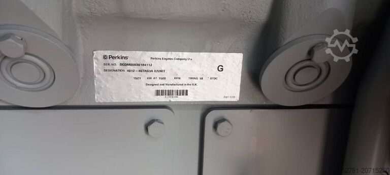 Aggregat Perkins 4012-46TAG3A - 1.880 kVA Generator - DPX-19824-O