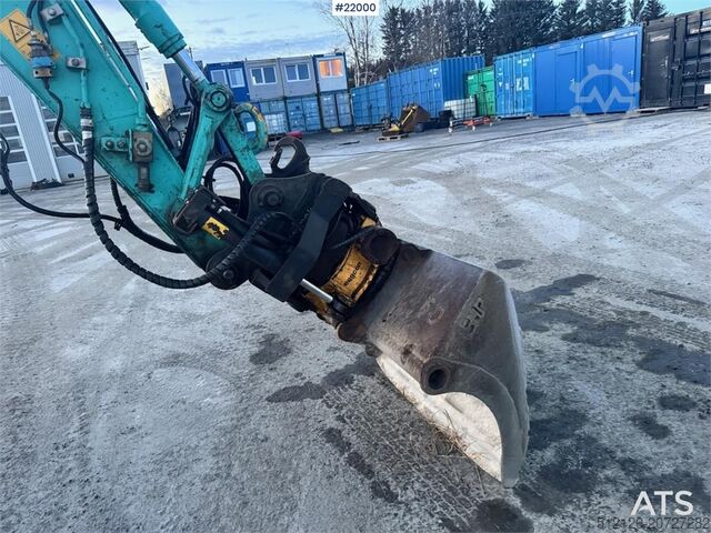 Raupenbagger Kobelco SK75SR Crawler Excavator w/ Rototilt and Cleaning