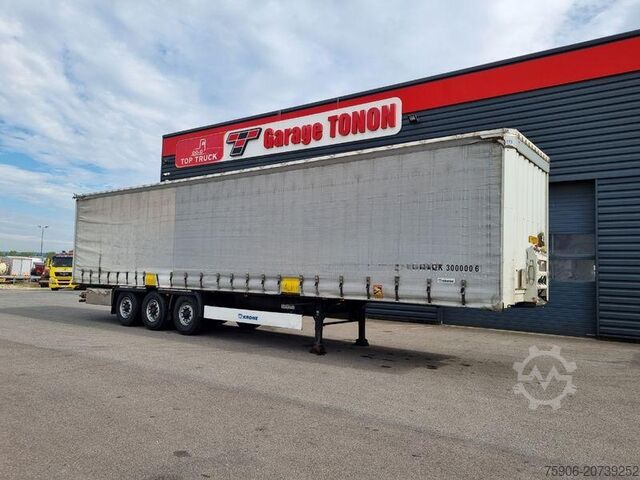 Semitrailer Krone TAUTLINER FOSSE A BOBINES PREHENSIBLE
