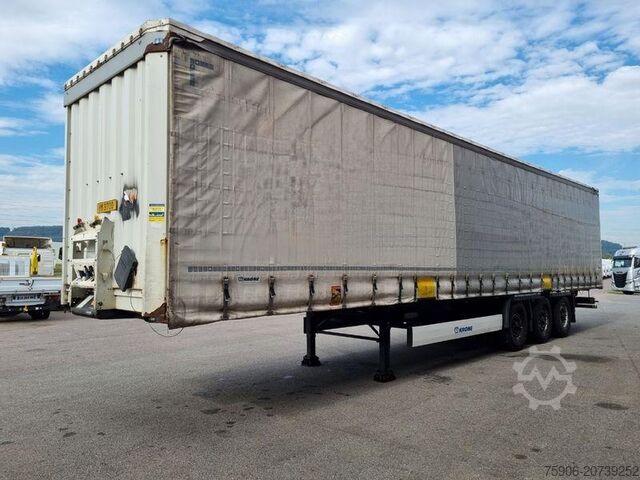 Semitrailer Krone TAUTLINER FOSSE A BOBINES PREHENSIBLE
