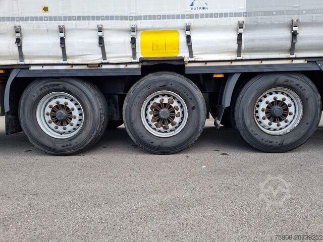 Semitrailer Krone TAUTLINER FOSSE A BOBINES PREHENSIBLE