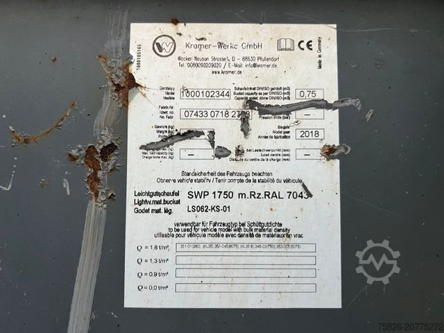 Radlader KRAMER 5065 Radlader *Gabel*