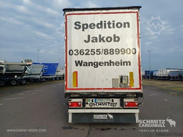 Open semitrailer with tarp Schmitz Cargobull Curtainsider Standard Getränke