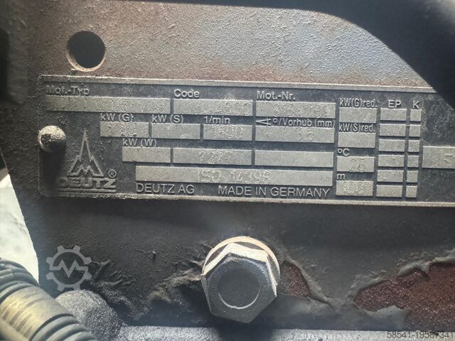 1000 bar 193 l high-pressure water jetting unit Hammelmann HDP 362