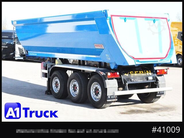 Tipper semitrailer WIELTON Euromix ca 24m³  Stahl, Lift SAF,  Tageszulassung,