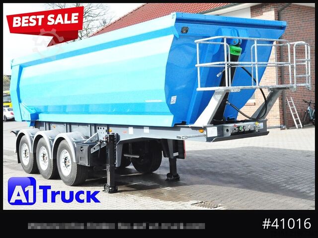 Tipper semitrailer WIELTON Euromix ca 27m³  Stahl, Lift  SAF, unused