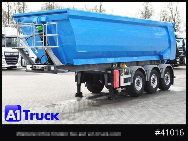 Tipper semitrailer WIELTON Euromix ca 27m³  Stahl, Lift  SAF, unused