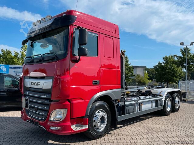 Roll-off tipper truck DAF XF 480 BL/ Meiller RS 20.65+Funk/ AC/ Lift+Lenk.