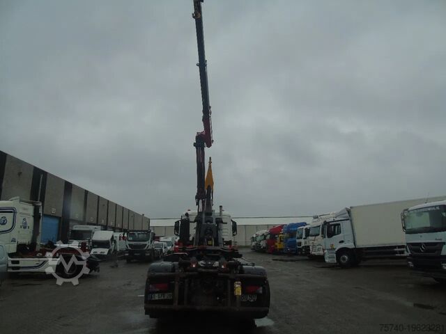 Crane truck MAN TGS 35.440 + PALFINGER 24500 + 8X4 + EURO 5 + R...