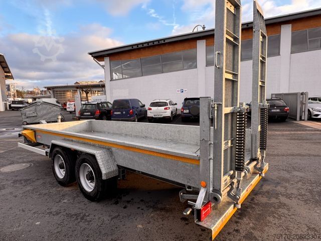 Tieflader Anhänger Wörmann BauTL105.55/200 Rampen verzinkt