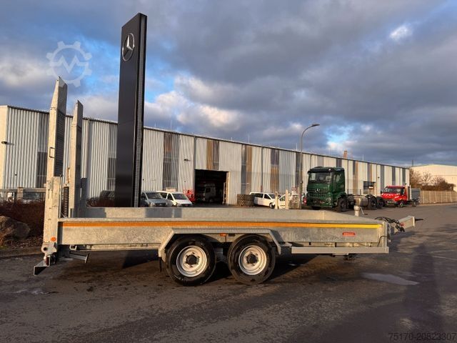 Tieflader Anhänger Wörmann BauTL105.55/200 Rampen verzinkt