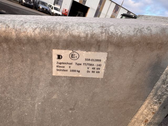 Tieflader Anhänger Wörmann BauTL105.55/200 Rampen verzinkt