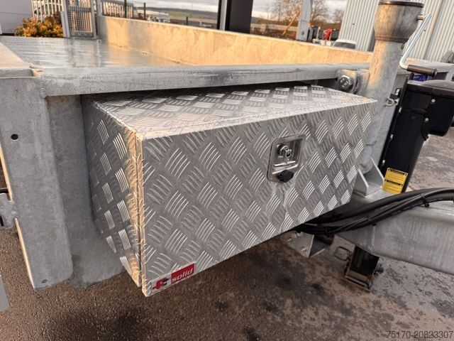 Tieflader Anhänger Wörmann BauTL105.55/200 Rampen verzinkt