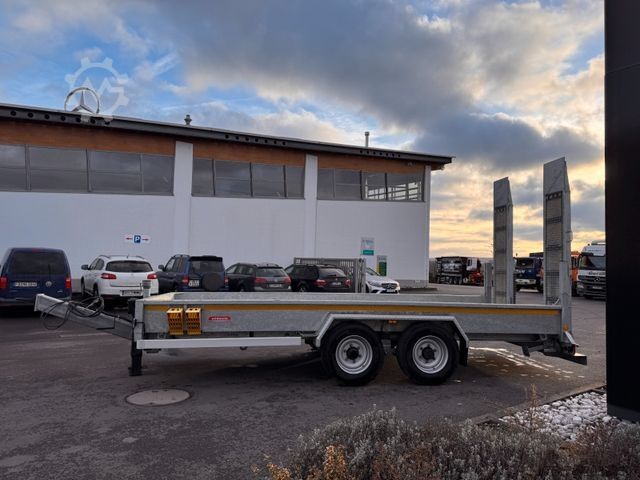 Tieflader Anhänger Wörmann BauTL105.55/200 Rampen verzinkt