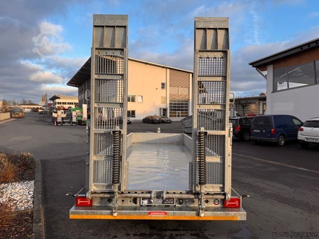 Tieflader Anhänger Wörmann BauTL105.55/200 Rampen verzinkt