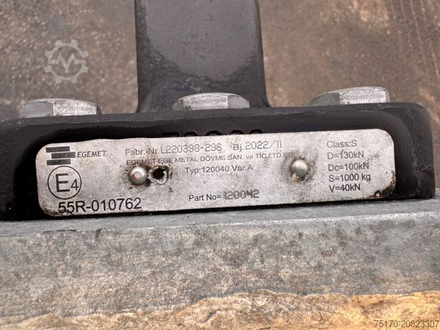 Tieflader Anhänger Wörmann BauTL105.55/200 Rampen verzinkt