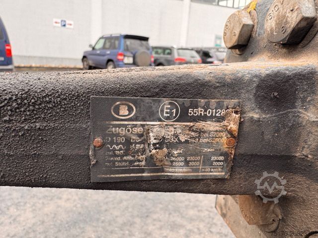 Open trailer KRONE ZZ  6.520mm BPW-Achsen 50er Öse