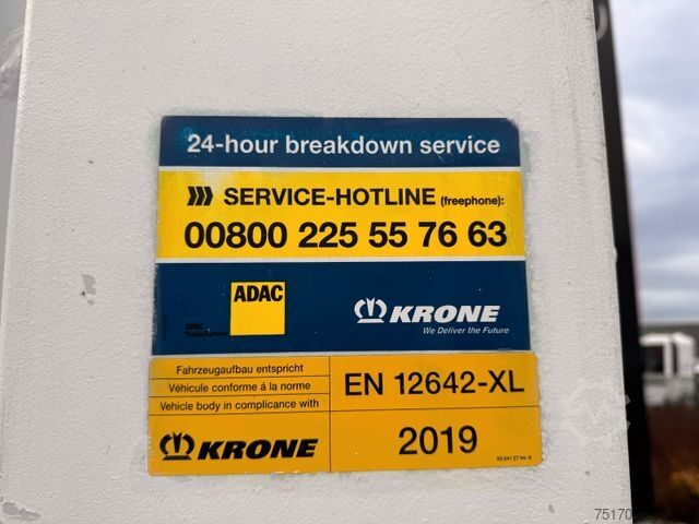 Open trailer KRONE ZZ 6.520mm BPW-Achsen 50er Öse