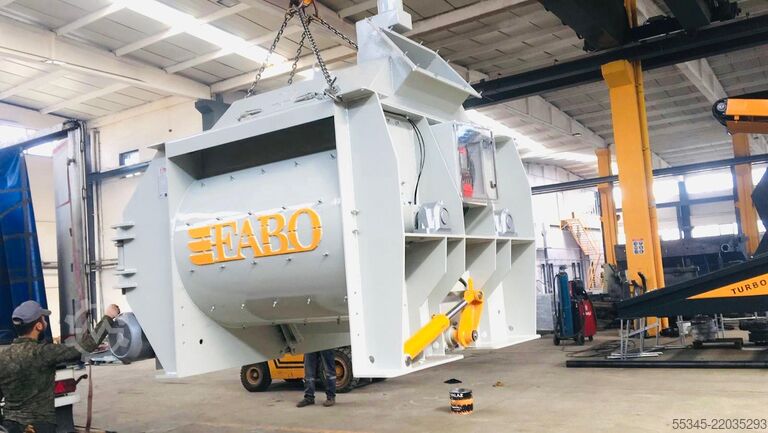 Concrete mixer FABO TWIN SHAFT CONCRETE MIXER TWS 01 TWIN SHAFT CONCRETE MIXER