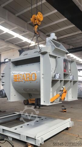 Concrete mixer FABO TWIN SHAFT CONCRETE MIXER TWS 01 TWIN SHAFT CONCRETE MIXER