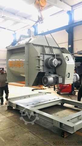 Concrete mixer FABO TWIN SHAFT CONCRETE MIXER TWS 01 TWIN SHAFT CONCRETE MIXER