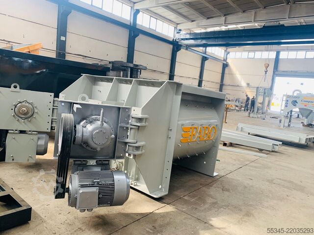 Concrete mixer FABO TWIN SHAFT CONCRETE MIXER TWS 01 TWIN SHAFT CONCRETE MIXER