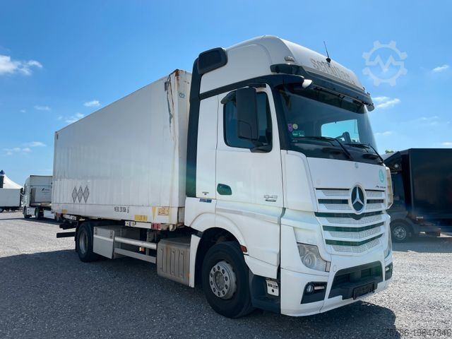 Box truck MERCEDES-BENZ Actros 1845 LL/ BDF / 2x AC / EU6 / Assistenten