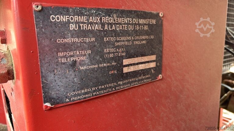 Siebanlage Extec 5000