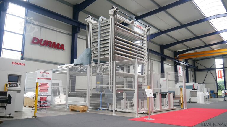 Demonstration laser cutting machine Durma HD-F 3015 Fiber mit Regalsystem 6 kW