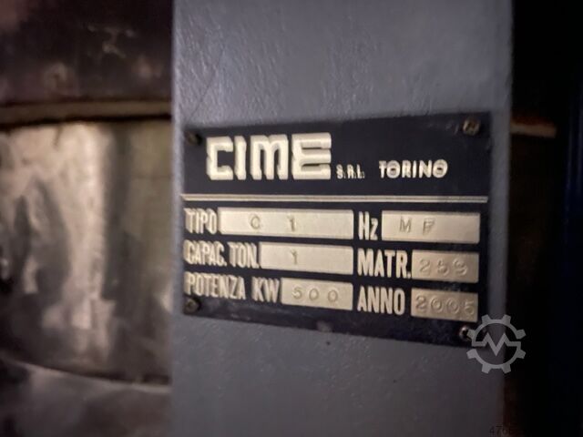 Gießerei Elektroinduktionsschmelzofen CIME MIDI C-1