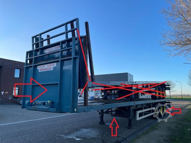 Flatbed Haan OPL45 Heavy Duty (45Ton) / Rungen-Potholes / NL...