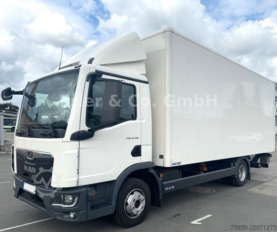 Box van MAN 8.190 TGL, LBW, Klima, 2x AHK,