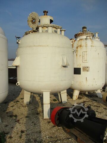Agitator vessel Reactor Lagertank Behälter mit Rührwerk Tank heiz-/kühlbarer Doppelmantel 5 m3