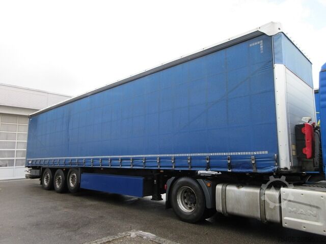 Auflieger mit Pritsche & Plane schmitz Cargobull SCS24/L LBW Edscha Schiebeplane