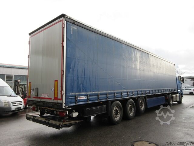 Auflieger mit Pritsche & Plane schmitz Cargobull SCS24/L LBW Edscha Schiebeplane