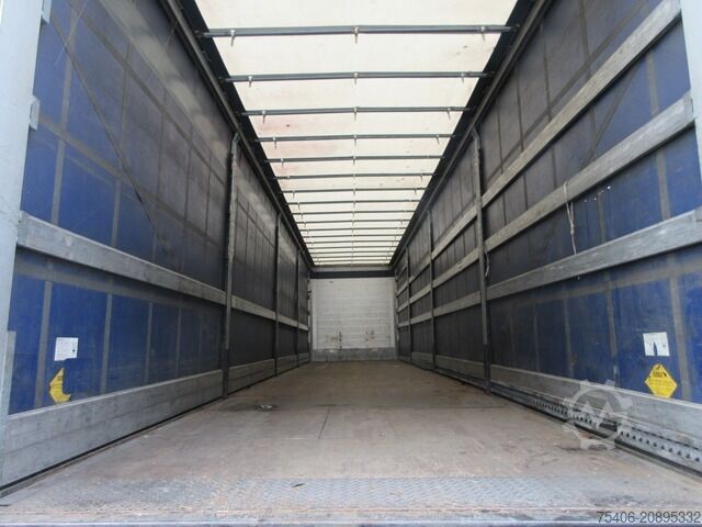 Auflieger mit Pritsche & Plane schmitz Cargobull SCS24/L LBW Edscha Schiebeplane