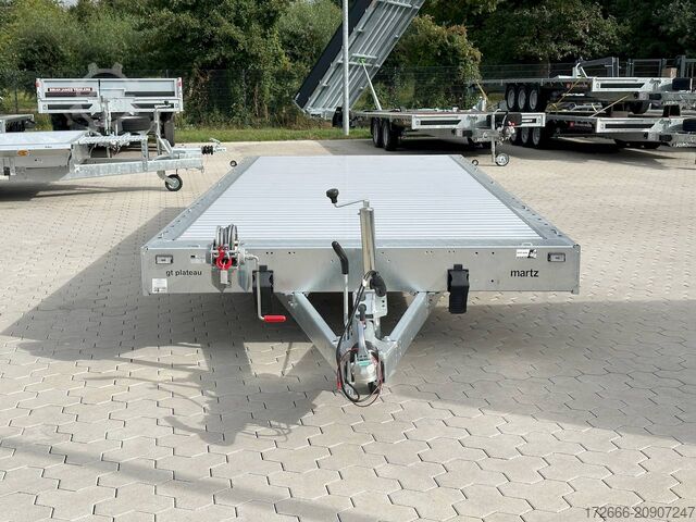 Autotrailer Martz GT PLATEAU 500/3 S 3,5T | ALUBODEN 507X211CM 3500KG UNIVERSAL ANHÄNGER