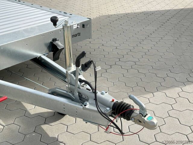 Autotrailer Martz GT PLATEAU 500/3 S 3,5T | ALUBODEN 507X211CM 3500KG UNIVERSAL ANHÄNGER