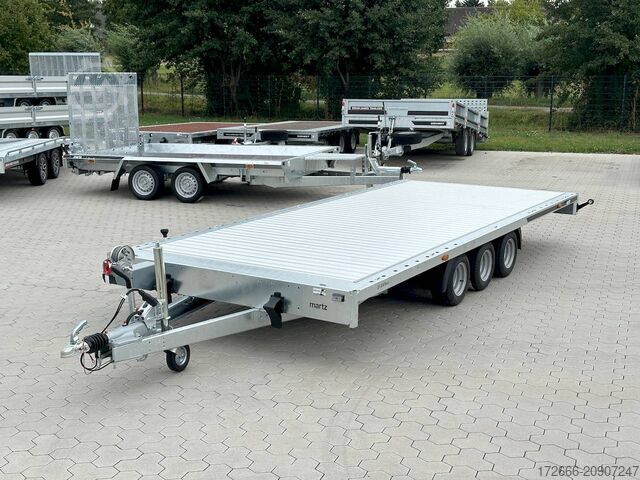 Autotrailer Martz GT PLATEAU 500/3 S 3,5T | ALUBODEN 507X211CM 3500KG UNIVERSAL ANHÄNGER