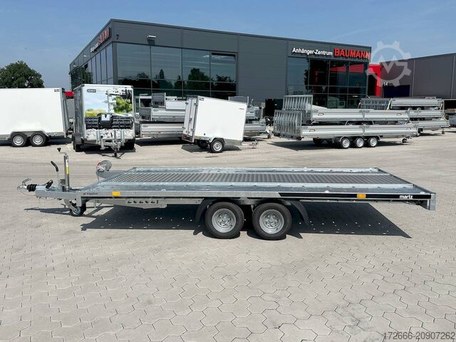 Autotrailer Martz GT KIPPBAR 400/2 S 2,7T | HOLZ + ALURIFFELBLECHBODEN 405X215CM 2700KG AUTOTRAILER